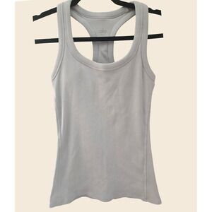 ALO Yoga Women’s Ribbed Tank Top in Light Gray